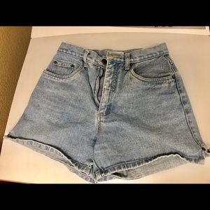 Vintage high waisted jean shorts
